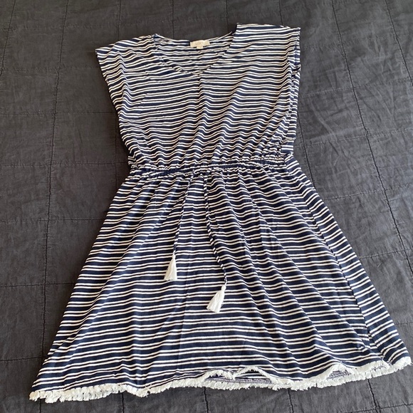 LOFT Dresses & Skirts - Loft outlet womens dress striped size SMALL